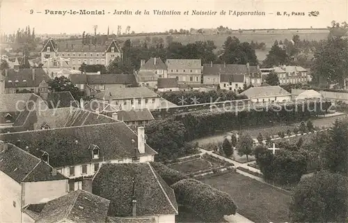 AK / Ansichtskarte Paray le Monial Jardin de la Visitation et Noisetier de l Apparation Paray le Monial