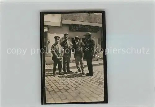 AK / Ansichtskarte Koenigshofen_Elsass Gruppenbild Soldaten Koenigshofen Elsass