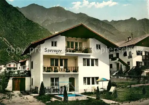 AK / Ansichtskarte Rabland Gaestehaus Pension Sprenger Alpen Rabland