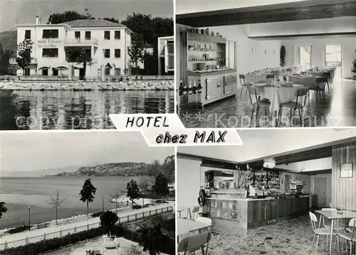 AK / Ansichtskarte Bardolino_Lago_di_Garda Hotel Chez Max Restaurant Bar Gardasee Bardolino_Lago_di_Garda