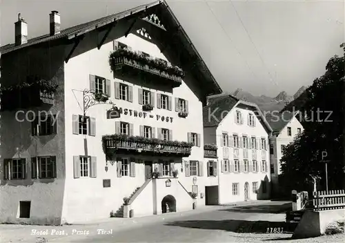 AK / Ansichtskarte Prutz Hotel Post Prutz