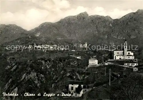 AK / Ansichtskarte Puria_Valsolda Panorama Chiesa di Loggio Puria Valsolda