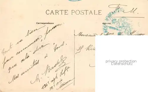 Macon_Saone et Loire Promenade du Quai Sud et statue de Lamartine Macon Saone et Loire