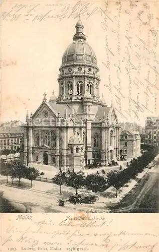 Mainz_Rhein Neue Christuskirche Mainz Rhein