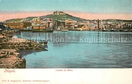 Napoli_Neapel Veduta da Mare Napoli Neapel