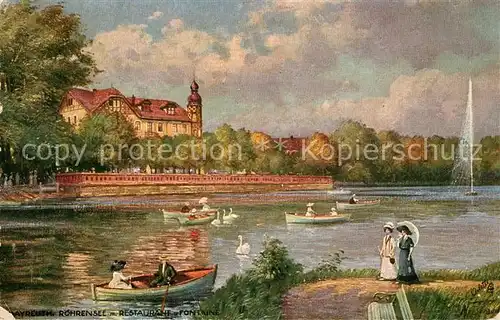 Bayreuth Roehrensee mit Restauration Bayreuth