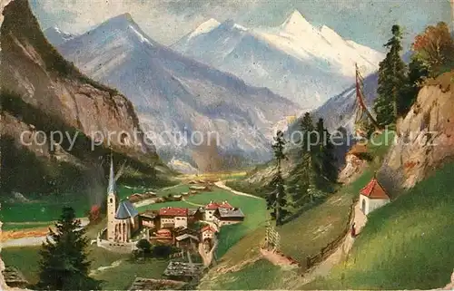 Heiligenblut_Kaernten mit Grossglockner Heiligenblut Kaernten