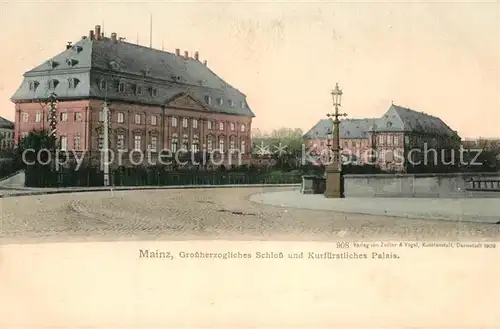 Mainz_Rhein Grossherzogliches Schloss und Kurfuerstliches Palais Mainz Rhein