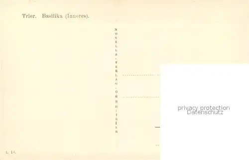 Trier Basilika Inneres Trier