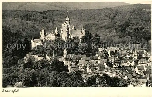 Braunfels Fliegeraufnahme mit Schloss Braunfels
