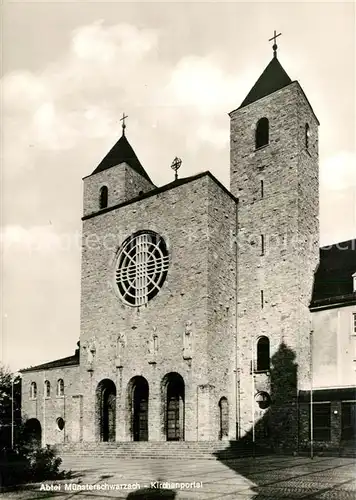Muensterschwarzach Abteikirche Kircheportal Muensterschwarzach