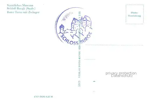Burgk_Saale Orla Kreis Staatl Museum Schloss Burgk Roter Turm mit Zwinger Burgk_Saale Orla Kreis