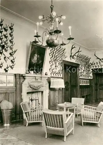 Gaussig Erholungsheim der TU Dresden Kaminzimmer Gaussig