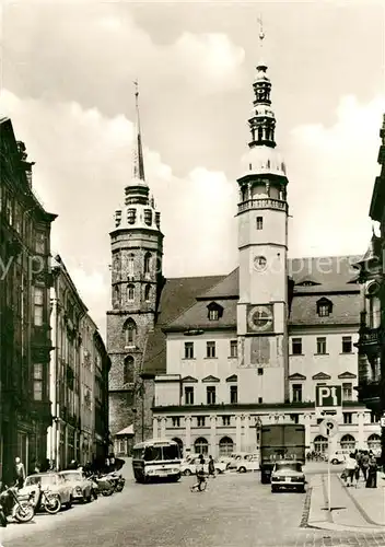 Bautzen St Petri Dom mit Rathaus Bautzen