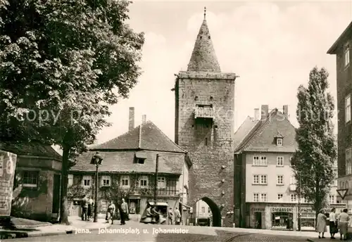 Jena_Thueringen Johannisplatz und Johannistor Jena Thueringen