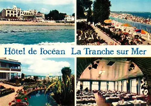 AK / Ansichtskarte La_Tranche sur Mer Hotel de lOcean Cuisine faite par le pere et le fils La_Tranche sur Mer