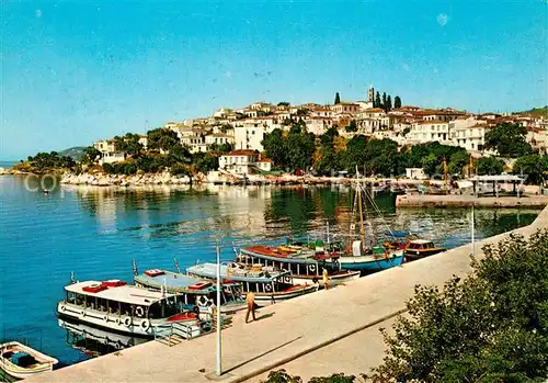 AK / Ansichtskarte Skiathos Hafenpanorama Skiathos