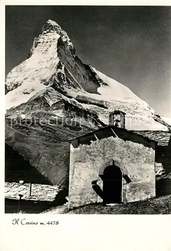 AK / Ansichtskarte Zermatt_VS mit Matterhorn Zermatt_VS