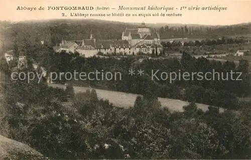 AK / Ansichtskarte Fontgombault Abbaye Monument historique 1re serie artistique Fontgombault