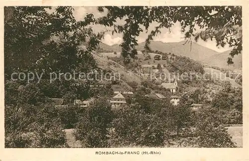 AK / Ansichtskarte Rombach le Franc Panorama Rombach le Franc