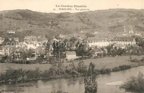 AK / Ansichtskarte Beaulieu sur Dordogne Vue generale Beaulieu sur Dordogne