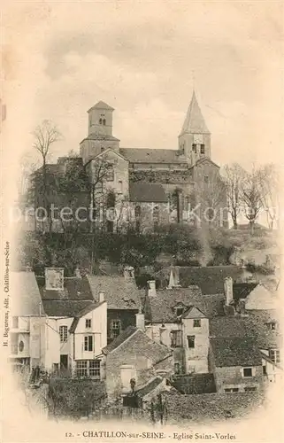 AK / Ansichtskarte Chatillon sur Seine Eglise Saint Vorles Chatillon sur Seine