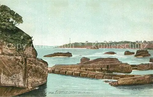 AK / Ansichtskarte Biarritz_Pyrenees_Atlantiques Port des Pecheurs Biarritz_Pyrenees
