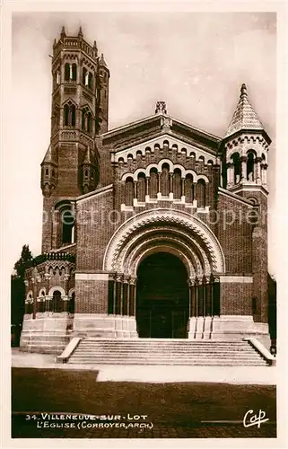 AK / Ansichtskarte Villeneuve sur Lot Eglise Villeneuve sur Lot