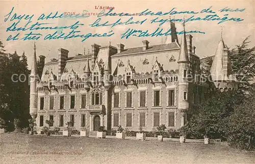 AK / Ansichtskarte Foix Chateau de Bellisen Bennac Foix