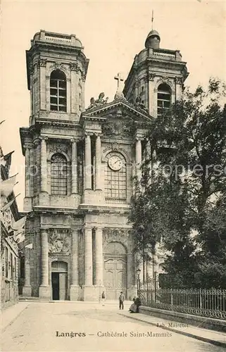 AK / Ansichtskarte Langres Cathedrale Saint Mammes Langres