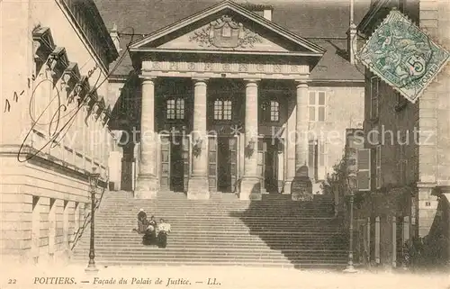 AK / Ansichtskarte Poitiers_Vienne Facade du Palais de Justice Poitiers Vienne