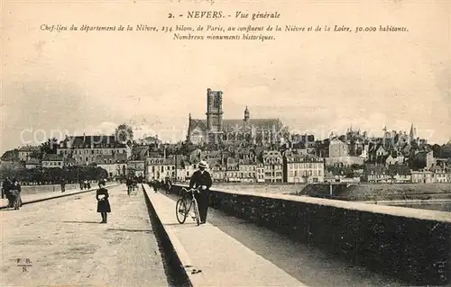 AK / Ansichtskarte Nevers_Nievre Vue generale Nevers Nievre