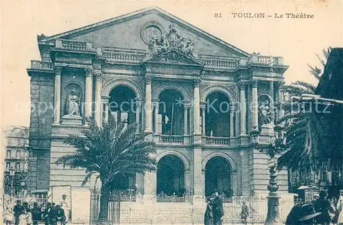 AK / Ansichtskarte Toulon_Var Theatre Toulon_Var