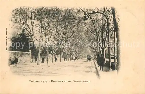 AK / Ansichtskarte Toulon_Var Boulevard de Strasbourg Toulon_Var