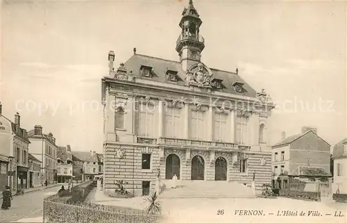 AK / Ansichtskarte Vernon_Eure Hotel de Ville Vernon Eure