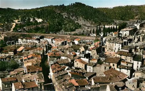 AK / Ansichtskarte Gonfaron en avion au dessus de la ville Gonfaron