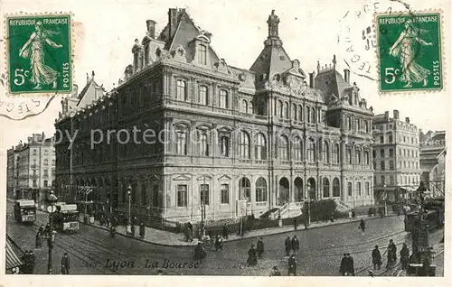 AK / Ansichtskarte Lyon_France La Bourse Lyon France