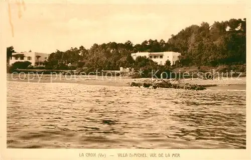 AK / Ansichtskarte La_Croix Valmer Villa Saint Michel vue de la mer Cote d Azur La_Croix Valmer