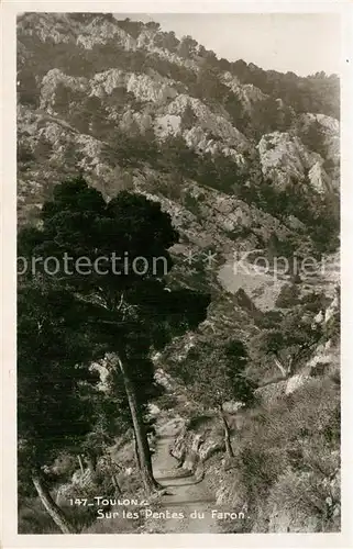 AK / Ansichtskarte Toulon_Var Sur les Pentes du Faron Toulon_Var
