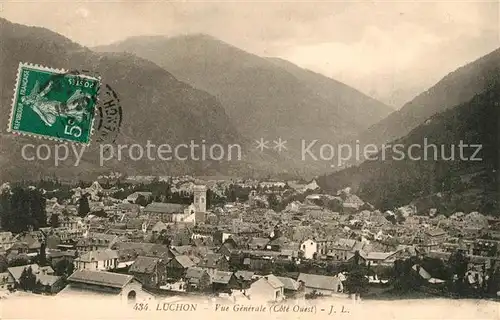 AK / Ansichtskarte Luchon_Haute Garonne Vue generale Montagnes Luchon Haute Garonne