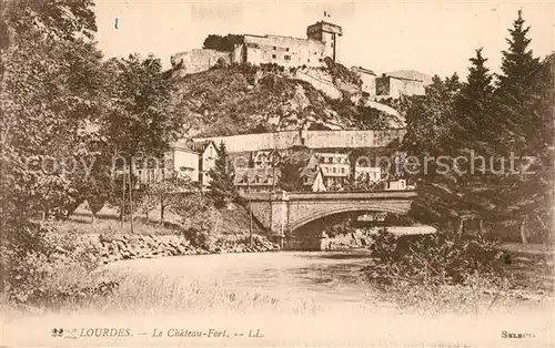 AK / Ansichtskarte Lourdes_Hautes_Pyrenees Chateau Fort Lourdes_Hautes_Pyrenees