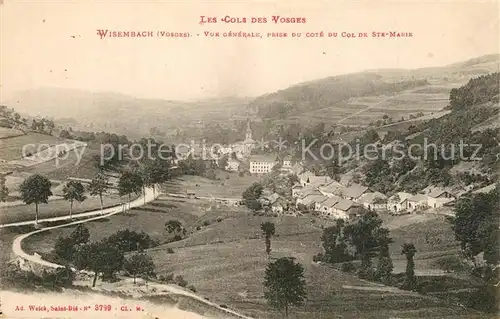 AK / Ansichtskarte Wisembach_Vosges Vue generale prise du Col de Sainte Marie Wisembach Vosges