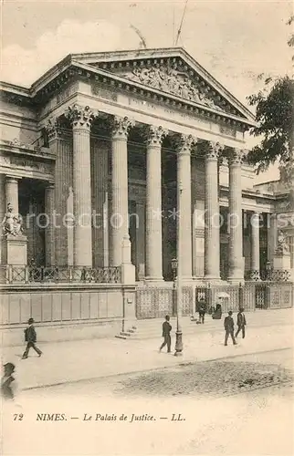 AK / Ansichtskarte Nimes Palais de Justice Nimes