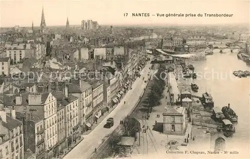 AK / Ansichtskarte Nantes_Loire_Atlantique Vue generale prise du Transbordeur Nantes_Loire_Atlantique