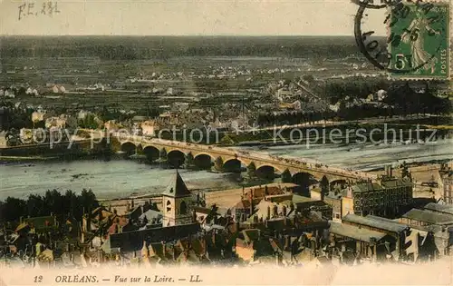AK / Ansichtskarte Orleans_Loiret Vue sur la Loire Orleans_Loiret