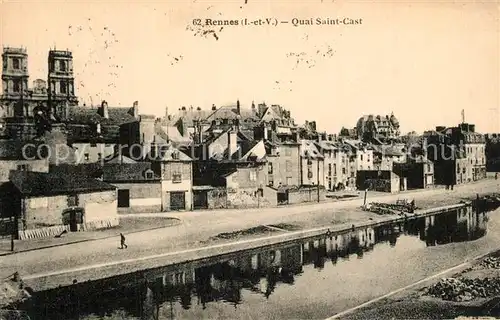 AK / Ansichtskarte Rennes_Ille et Vilaine Quai Saint Cast 