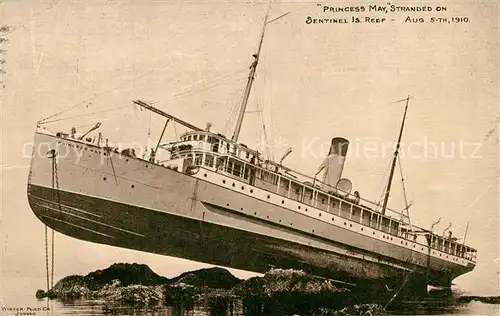 AK / Ansichtskarte Schiffe_Ships_Navires Princess May Sentinel Island 1910 