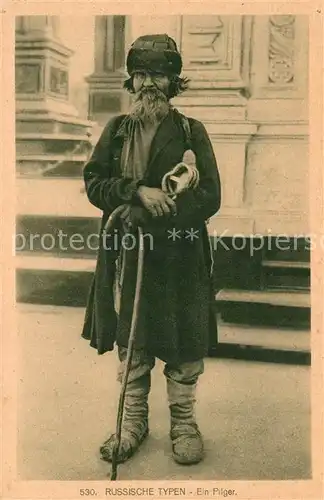 AK / Ansichtskarte Typen_Russland Pilger  Typen_Russland