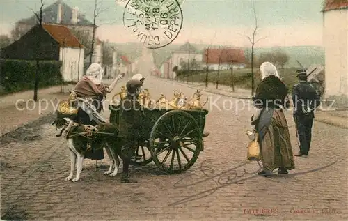AK / Ansichtskarte Hundekarren Laitieres 