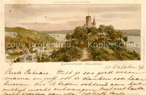 AK / Ansichtskarte Biese_Carl_Karl Blankenese S?llberg 